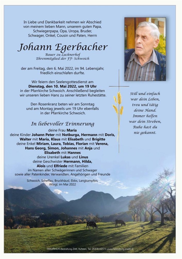 Johann Egerbacher